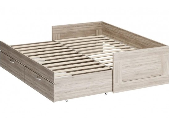 Кровать двуспальная раздвижная с ящиками СИРИУС в Набережных Челнах