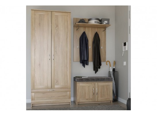 Вешалка настенная с полкой СИРИУС 2.02.11.260.1 в Набережных Челнах