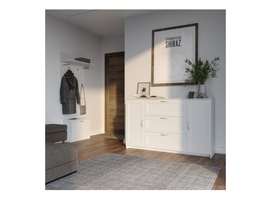 Вешалка настенная с полкой СИРИУС 2.02.11.260.1 в Набережных Челнах