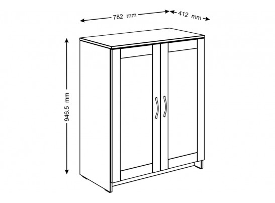 Тумба 2 двери СИРИУС 2.02.03.270.1 в Набережных Челнах
