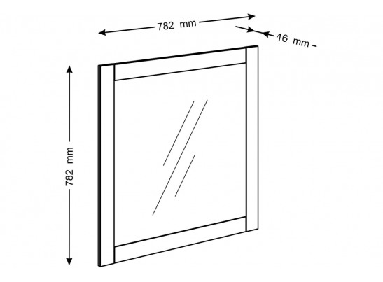 Зеркало СИРИУС 2.02.12.280.1 в Набережных Челнах