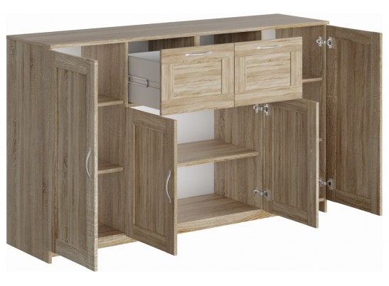 Тумба СИРИУС 4 двери и 2 ящика 2.02.03.300.1 в Набережных Челнах