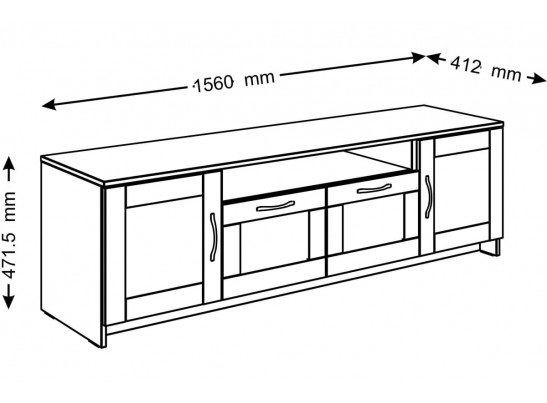Тумба для ТВ СИРИУС 2.02.03.330.1 в Набережных Челнах