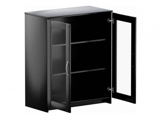 Тумба СИРИУС 2 двери со стеклом 2.02.03.360.1 в Набережных Челнах