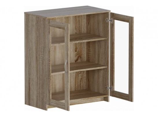 Тумба СИРИУС 2 двери со стеклом 2.02.03.360.1 в Набережных Челнах