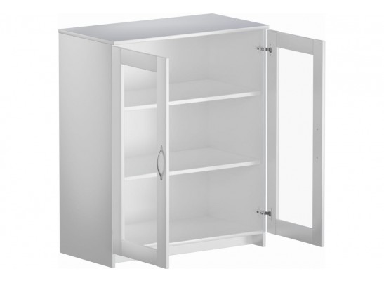 Тумба СИРИУС 2 двери со стеклом 2.02.03.360.1 в Набережных Челнах