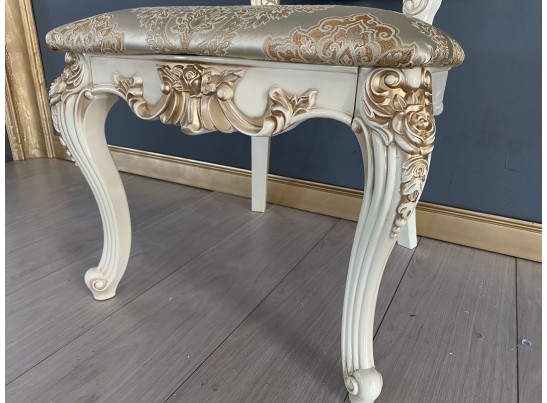 Стул Розалия (слоновая кость, патина золото)