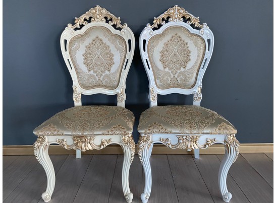 Стул Розалия (слоновая кость, патина золото)