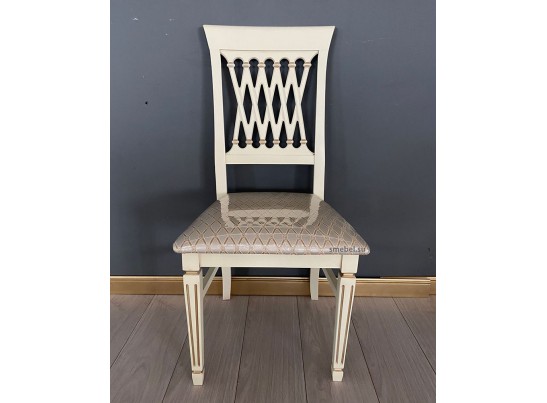 Стул Инфинити (слоновая кость, патина золото)