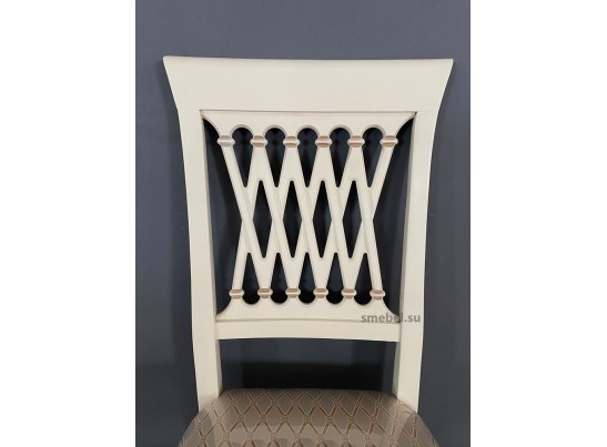 Стул Инфинити (слоновая кость, патина золото)