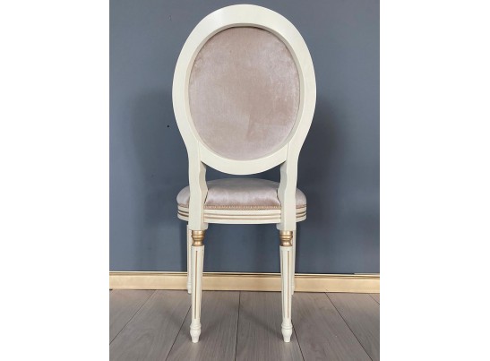 Стул Медальон (слоновая кость, патина золото)