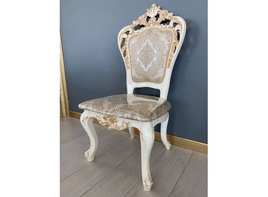Стул Роза (слоновая кость, патина золото)