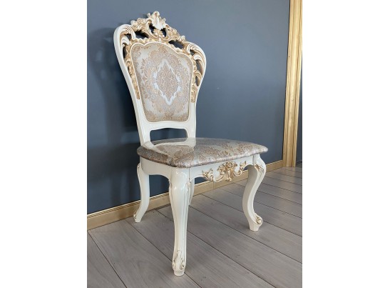 Стул Роза (слоновая кость, патина золото)