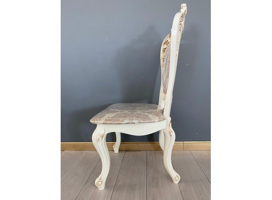 Стул Роза (слоновая кость, патина золото)