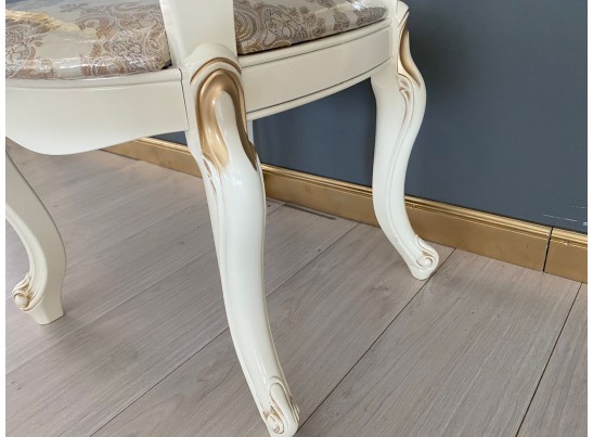 Стул Роза (слоновая кость, патина золото)