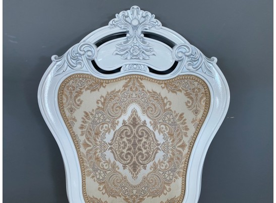 Стул Рафаэлло (белый, патина серебро)