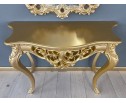 Консольный столик с зеркалом Версаль ТИП 1 (золото)