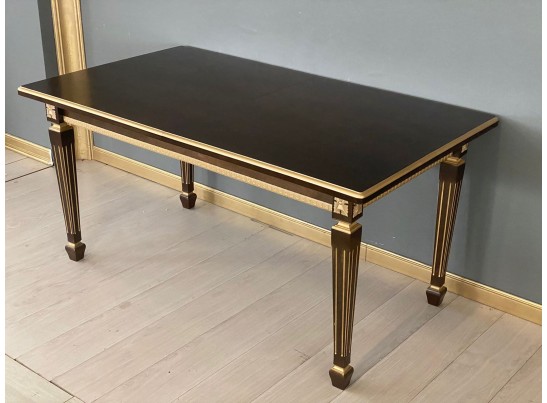 Стол прямоугольный раскладной Инфинити (орех с золотой патиной)