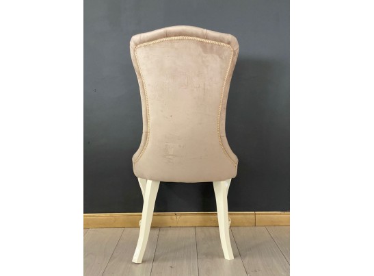 Стул с каретной стяжкой Ассоль 2 (слоновая кость, золото)