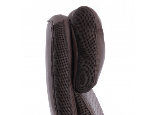 Кресло Чиф Металбл/Chief Metalbl кож/зам/ткань, коричневый/коричневый стеганный, 36-36/36-36 стеганный/TW-24