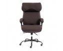 Кресло Чиф Металбл/Chief Metalbl кож/зам/ткань, коричневый/коричневый стеганный, 36-36/36-36 стеганный/TW-24