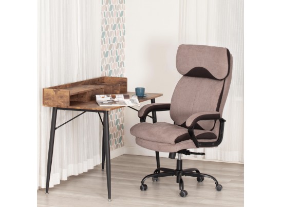 Кресло Дюк МеталБл/Duke metal BL ткань, светло-коричневый, KUB 03/TW-24