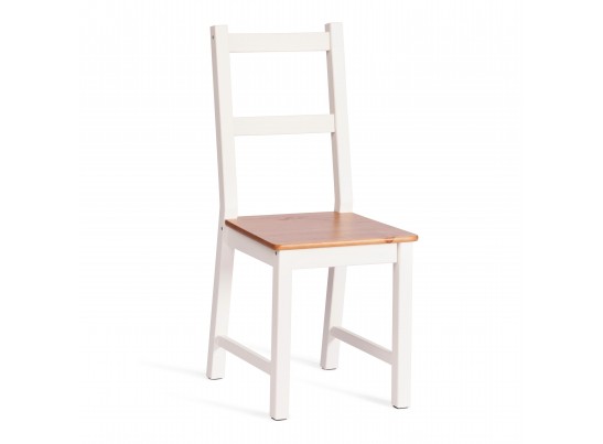 Комплект обеденный Соната/Sonata (стол+4стула) массив сосны, стол:120х75х75см стул:41х50х95см, антик/белый