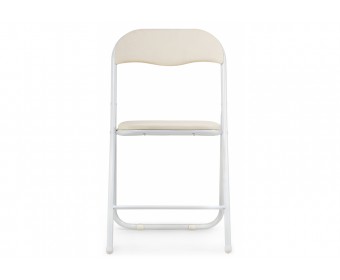 Стул на металлокаркасе Fold 1 складной beige / white
