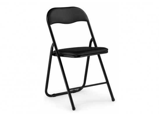 Стул на металлокаркасе Fold 1 складной black / black