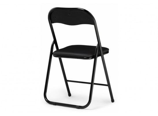 Стул на металлокаркасе Fold 1 складной black / black