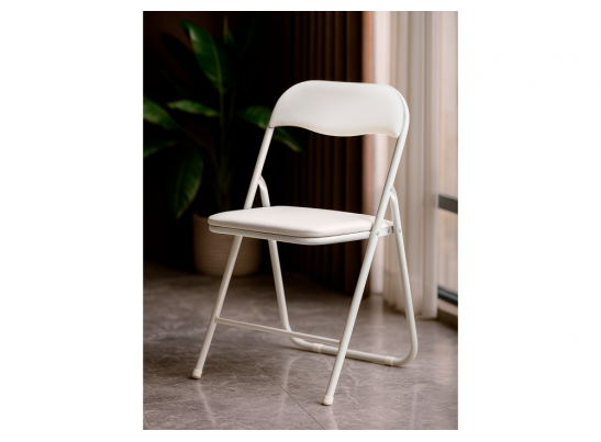 Стул на металлокаркасе Fold 1 складной white / white