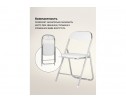 Стул на металлокаркасе Fold 1 складной white / chrome