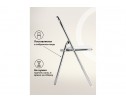 Стул на металлокаркасе Fold 1 складной white / chrome