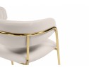 Стул на металлокаркасе Kamelia 1 beige / gold