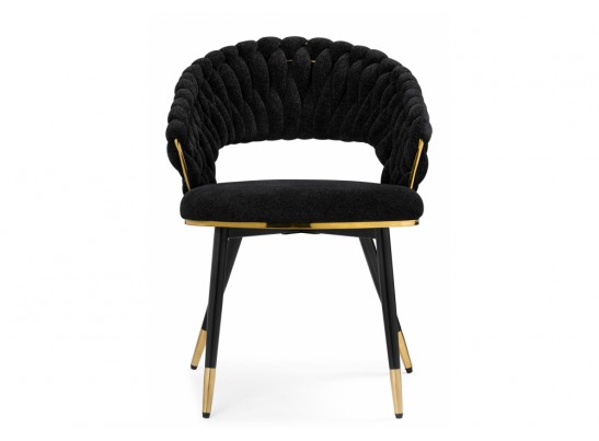 Стул на металлокаркасе Rakel black / gold