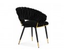Стул на металлокаркасе Rakel black / gold