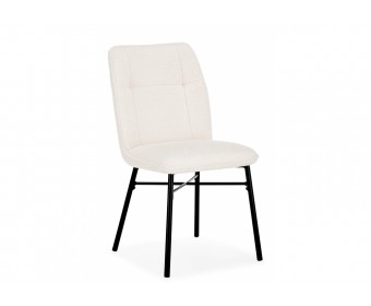 Стул на металлокаркасе Denis beige / black