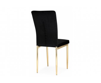 Стул на металлокаркасе Rek black / gold