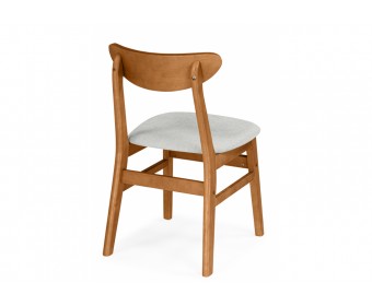 Деревянный стул Okava бежевый / орех