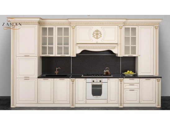 Кухонный гарнитур “Валенсия”: 4200/600/2500, крем в Набережных Челнах