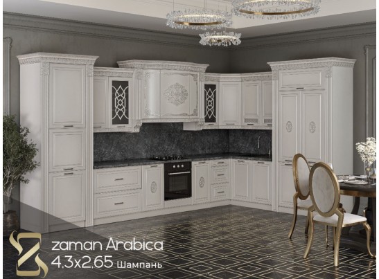 Кухня «Zaman Arabica» 3,45x1,5 в Набережных Челнах