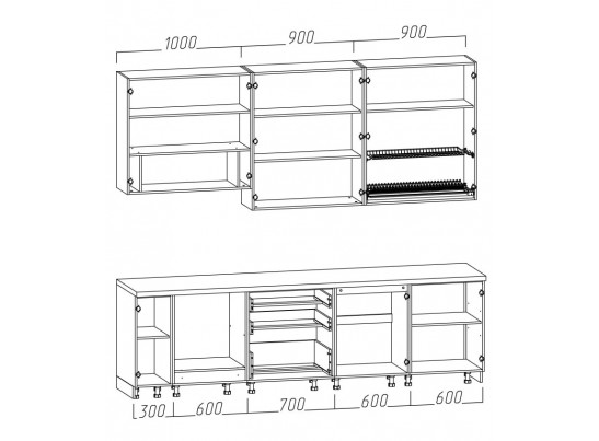 Кухонный гарнитур ЛОРИАН 2,8 в Набережных Челнах