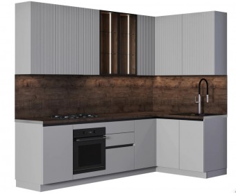 Кухонный гарнитур Милагро угловой 2,80*1,5