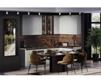 Кухонный гарнитур Милагро угловой 2,80*1,5