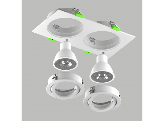 Светильник встраиваемый MR16/GU10 max 1x12Вт Singo Base Lightstar 011616 в Набережных Челнах