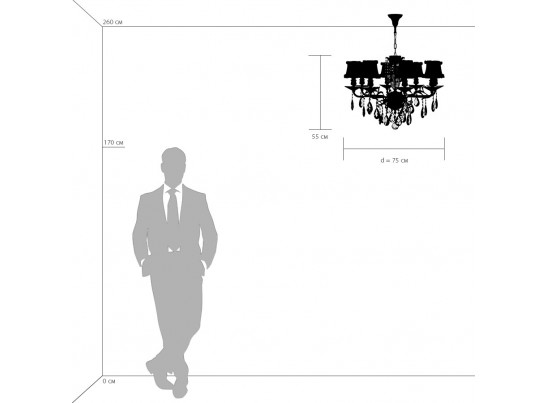 Люстра подвесная Fiocco Osgona 701081 в Набережных Челнах