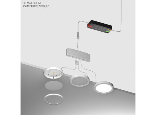 Комплект со светильником Mobiled 12V 15W 975LM Mobiled Lightstar 036330-5 в Набережных Челнах