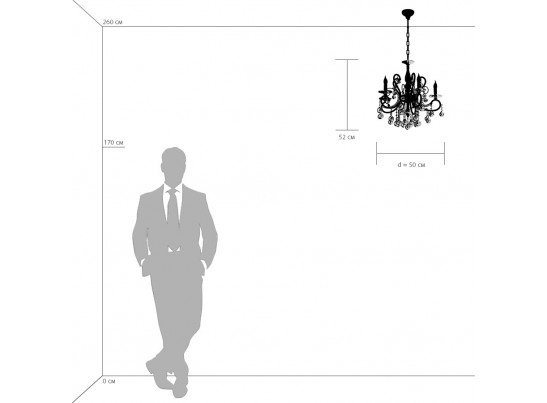 Люстра подвесная Elegante Osgona 708054 в Набережных Челнах