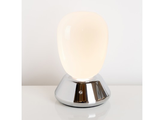 Настольная лампа диммируемая 10W 3000K матовый/хром Uovo III Lightstar 807914 в Набережных Челнах