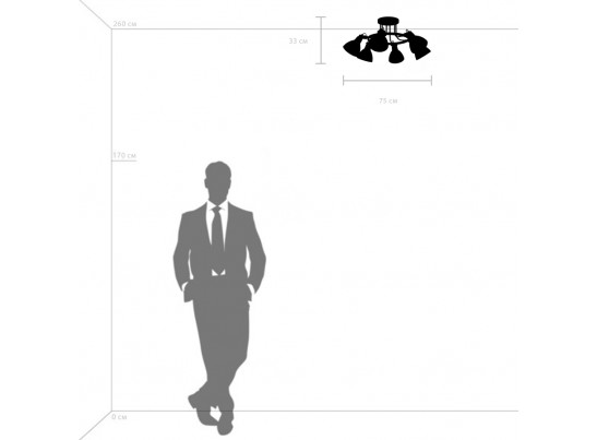 Люстра потолочная Acrobata Lightstar 761063 в Набережных Челнах